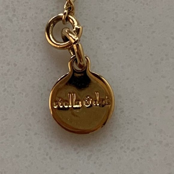 Stella & Dot gold tiered multi-chain necklace - Picture 3 of 8